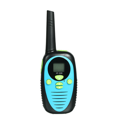 

22 Channel Long Range Portable Handheld Mini Walkie Talkies Two Way RadiosRedBatteries Not Included1 Pair