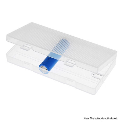 

Battery Storage Box Battery Holder Protective Case 8 Slot 18650 Battery with Hook Holder Transparent Strong Hard Case