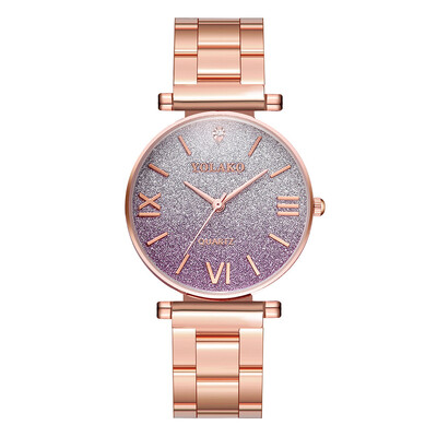 

Women Watches Romantic Dial Ladies Quartz Wristwatch Design Rose Gold Alloy Strap Clock Casual Dress Gift Zegarki Damskie
