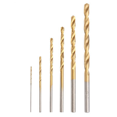 

Greensen 60Pcs Mini High Speed Steel Plating Titanium Straight Hand Twist Drill Bits Tool