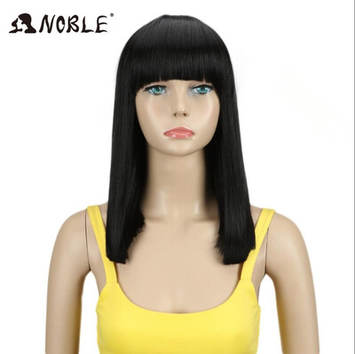 

Noble Short Wigs High Temperature Synthetic Hair Wigs 14 Inch Red Synthetic Wigs For Black Women 4 Colors Choice Heat Resistant