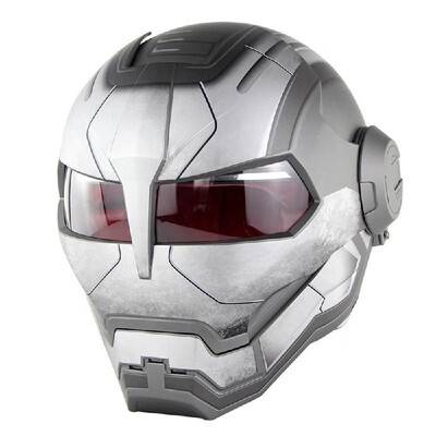 

Personality motorcycle helmet soman515 iron man full face helmet retro style Transformers face helmet