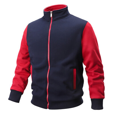 

Toponeto Mens Autumn Winter Long Sleeve Sweatshirt Patchwork Outwear Tops Blouse
