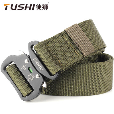 

Aviation aluminum buckle 43 tactical twisting nylon special forces outer belt multi-function training outdoor belt