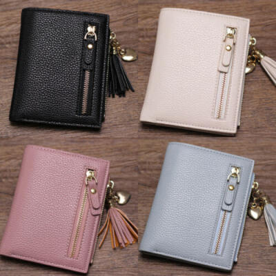 

Women Short Small Money Purse Wallet Ladies Leather Folding Coin Card Holder NEW