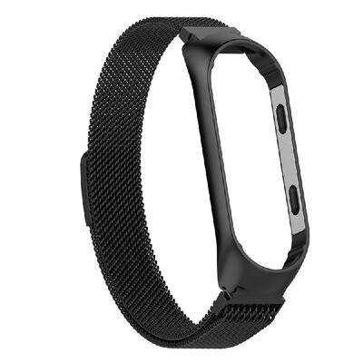 

Metal Strap For Xiaomi Mi Band 3 Mi Smart Bracelet Screwless Wristbands Replace Wrist Strap