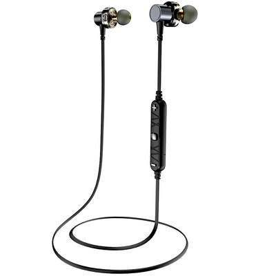 

Awei X660BL Quad-core Dual Dynamic Double Circle In-Ear Earbuds Necked Magnetic Bluetooth Earphone