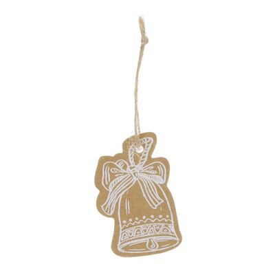 

〖Follure〗Merry Christmas Craft Paper Gift Tags Label Hanging Cards Xmas Printing 50PCS