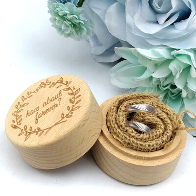 

Gobestart Ring Box Wedding Wooden Box Ring Storage Rings Organizer Wedding Party Accessory