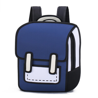 

Lin Miaomiao has the same schoolbag high school students double shoulder bags Chaoku Korean version of personality quadratic ca