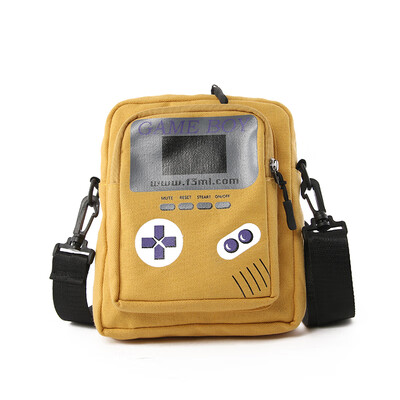 

Individual creative canvas bag simple day system simple day game fashion bundy small square bag