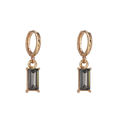 

2019 cute endless crystal hoop earrings for women girls cartilage Geometric earring hoop earrings cz jewelry party gift