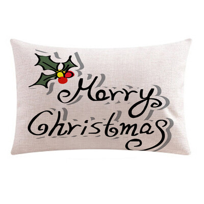 

Tailored Christmas Rectangle Cotton Linter Pillow Cases Cushion Covers