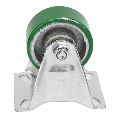 

Greensen 4pcs 3 Inch Heavy Duty Top Plate Hooded Caster Wheel Rigid Thermoplastic PU Rubber Castor