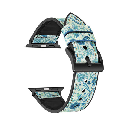 

〖Follure〗Leather TPU Wristband Band Strap Bracelet For Apple Watch Series 4 40mm