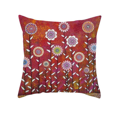 

〖Follure〗Natural Pattern Printing Dyeing Sofa Bed Home Decor Pillow Cover Cushion Cover