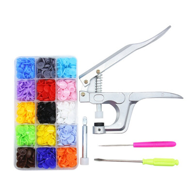 

150 Sets The Four Buckle Children Plastic Button Boxed Tool Set Baby Coat Resin Button