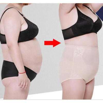 

Women High Waist Pants Abdomen Briefs Sculpting Underwear Body Shaper Plus Size