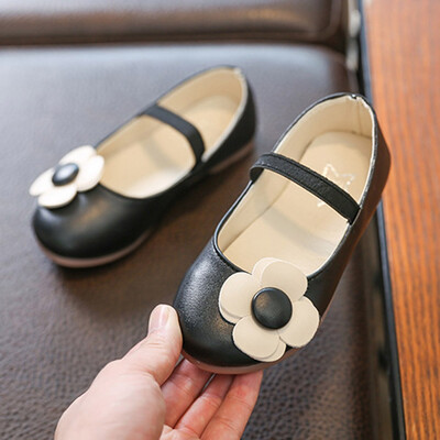 

Children Infant Kids Girls Flower Leather Princess Single Casual Shoes
