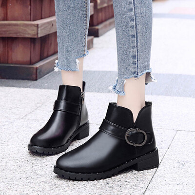 

Rose Womens Boots Fashion Elegant Flat Comfortable Boots Round Toe Boots