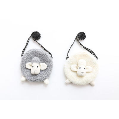

Cute Baby Girls Sheep shape Crossbody Bag Coin Wallet Storage Purse Bags