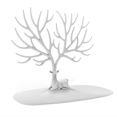 

Toponeto Creative Little Deer Jewelry Display Storage Rack Antlers Storage Tree