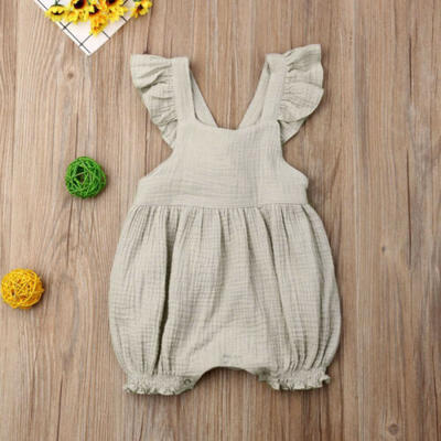 

Cute Newborn Baby Girls Romper Bodysuit Jumpsuit Outfit Sunsuit Clothes Playsuit