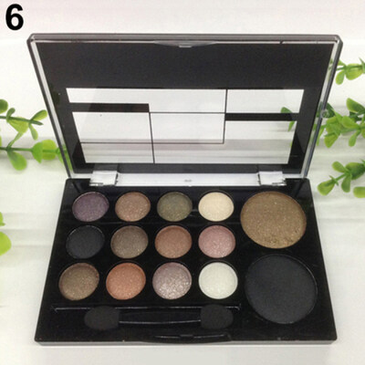 

14 Colors Makeup Shimmers Eyeshadow Palette Cosmetic Eye Shadow Lady Gift