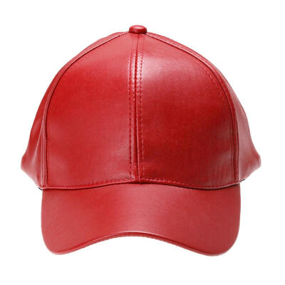 

Unisex Leather Baseball Cap Snapback Outdoor Sport Adjustable Hat