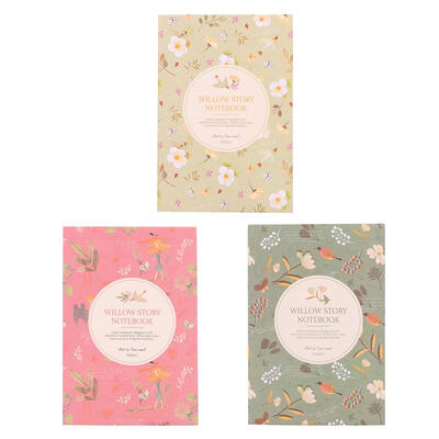 

Flower Bird Pocket Notebook Journals Paper Diary Weekly Planner Writing Pad