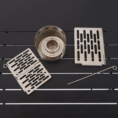 

SmallMediumLarge Stainless Steel Grill Board BBQ Cooking Tools Foldable Picnic