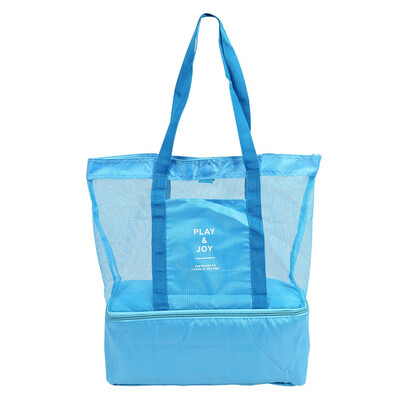 

Picnic Shoulder Heat Preservation Bag Mesh Transparent Pouch