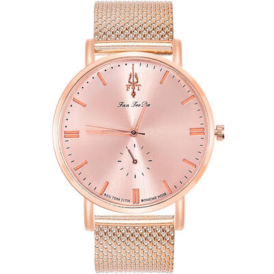 

Womens Fashion Female Clocks Women Luxury Quartz Watch Rose Gold Stainless Steel Dress Watches