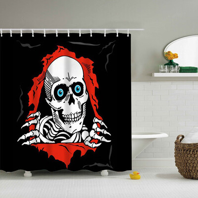 

Gobestart Fashion Happy Halloween Waterproof Polyester Fabric Shower Curtain 66 x 72inch