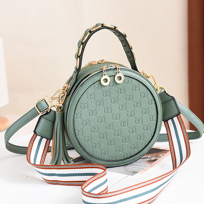 

Summer bag lady new style Korean version of small fresh Single Shoulder Bag Fashion Baitao oblique straddle bag small round bag