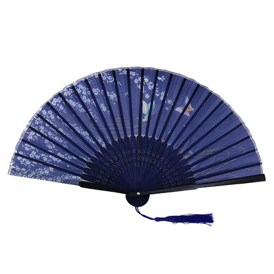 

〖Follure〗Folding Fans Handheld Fans Bamboo Fans Womens Hollowed Bamboo Hand Holding Fan