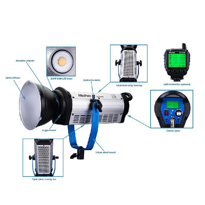 

NiceFoto HA-3300B 330W Professional 5500K Daylight COB LED Video Light Film Light Photographic Equipment Studio Lighting CRI 97 3