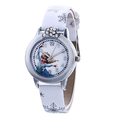 

Childrens Watch Ice Frozen Waterproof Quartz Watch Cute Cartoon Pupil Watch