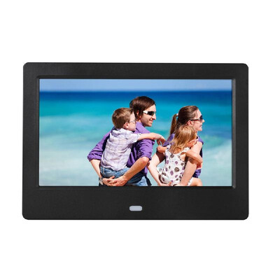 

SJD – 703 7" LEDs Digital Photo Frame 1024 600 H-D Screen Desktop Album Display Image MP4 Video MP3 Audio Clock Calendar with In