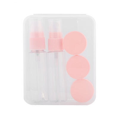 

Greensen Transparent Spray Makeup Refillable Empty Bottles Face Cream Boxes Travel Accessories