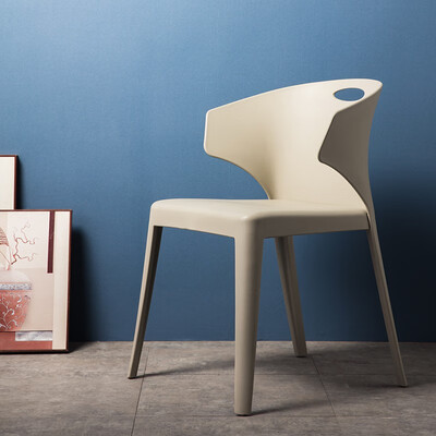 

QUWEIXIONG Plastic chair 4 handles home fashion simple 11833