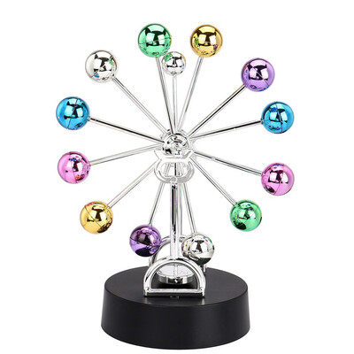 

Electronic Perpetual Motion Desk Toy Revolving Balance Balls Physics Science Toy