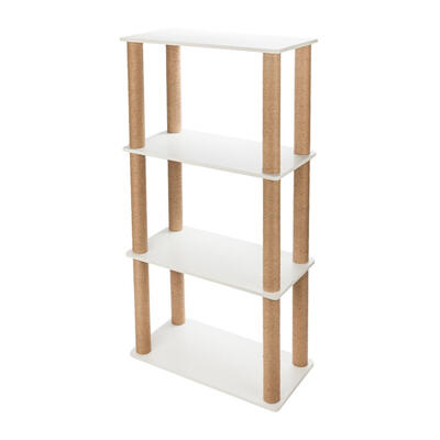 

Ktaxon Cat Tree Furniture Scratching Tower Condo Pet House Bookshelf Shelf Storage