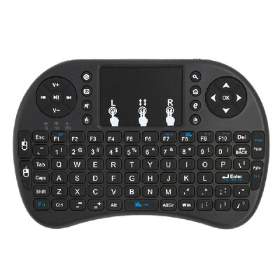 

24GHz Wireless Keyboard with Touchpad Mouse Handheld Remote Control for Android TV BOX PC Smart TV Black
