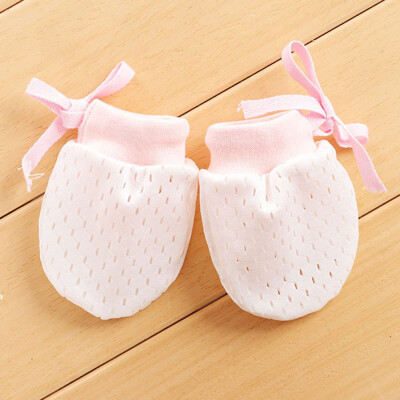 

1 pair Baby Anti Scratch Gloves Newborn Protect Face Adjustable Scratch Mittens