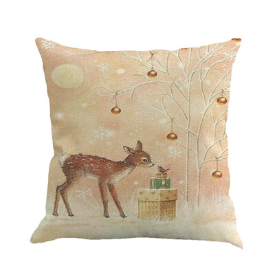 

Tailored Christmas Printing Dyeing Sofa Bed Home Decor Pillow Cover Cushion Cover A