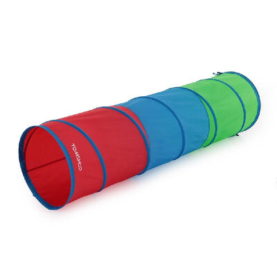 

TOMSHOO 60 Feet Tunnel Portable Children Kids Play Tent Outdoor Garden Folding Pop Up Baby Outdoor Toy Tent