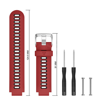 

〖Follure〗Soft Silicone Strap Replacement Watch Band For Garmin Forerunner 735XT Watch