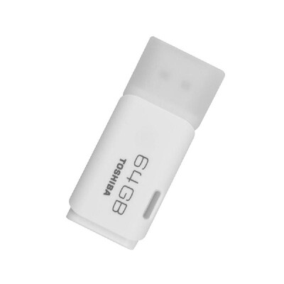 

TOSHIBA 64GB USB20 U Disk U202 USB Flash Disk for LaptopDesktopTVCar White