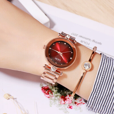 

Mi Ke simple mens watch waterproof belt ultra-thin watch micro